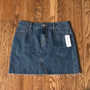 Jean skirt size 25